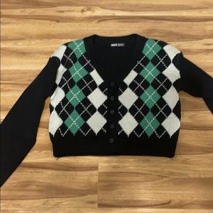 Green Argo styled cardigan